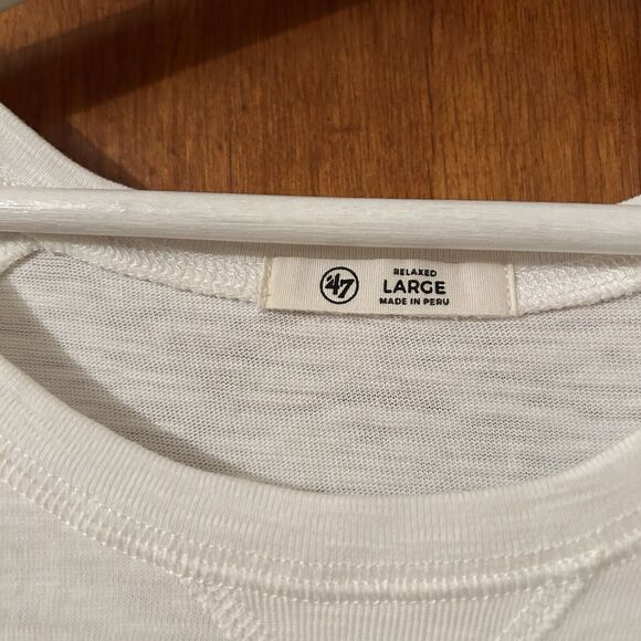 Pittsburgh Steelers 47 White Crew Neck Sweatshirt Women's Large NWT NFL PGH Logo - Picture 4 of 11